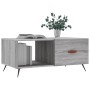 Mesa de centro madera contrachapada gris Sonoma 90x50x40 cm de vidaXL, Mesas de centro - Ref: Foro24-829186, Precio: 45,60 €,...