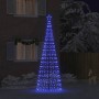 Árbol de Navidad LED con estacas de tierra Azul 400 cm Hierro en Decoración Festiva y Estacional | Comprar online en Foru.es