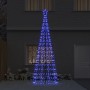 Árbol de Navidad LED con estacas de tierra Azul 400 cm Hierro en Decoración Festiva y Estacional | Comprar online en Foru.es