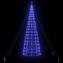 Árbol de Navidad LED con estacas de tierra Azul 400 cm Hierro en Decoración Festiva y Estacional | Comprar online en Foru.es