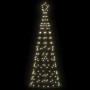 Árbol de Navidad LED con 390 LED Cálido 250 cm Hierro en Decoración Festiva y Estacional | Comprar online en Foru.es
