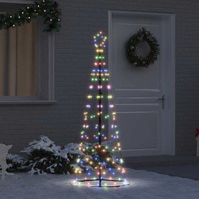 Árbol de Navidad LED con 390 LED Multicolor 250 cm Hierro en Decoración Festiva y Estacional | Comprar online en Foru.es