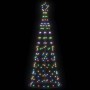 Árbol de Navidad LED con 390 LED Multicolor 250 cm Hierro en Decoración Festiva y Estacional | Comprar online en Foru.es