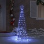 Árbol de Navidad LED con 390 LED con soporte Azul 250 cm Hierro en Decoración Festiva y Estacional | Comprar online en Foru.es