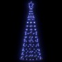 Árbol de Navidad LED con 390 LED con soporte Azul 250 cm Hierro en Decoración Festiva y Estacional | Comprar online en Foru.es