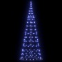Árbol de Navidad LED con 390 LED con soporte Azul 250 cm Hierro en Decoración Festiva y Estacional | Comprar online en Foru.es