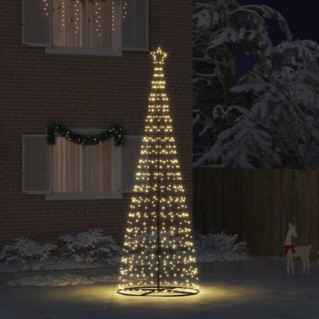 Árbol de Navidad LED con 800 LED Cálido 400 cm Hierro en Decoración Festiva y Estacional | Comprar online en Foru.es
