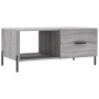 Mesa de centro madera contrachapada gris Sonoma 90x50x40 cm de vidaXL, Mesas de centro - Ref: Foro24-829226, Precio: 50,61 €,...