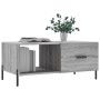 Mesa de centro madera contrachapada gris Sonoma 90x50x40 cm de vidaXL, Mesas de centro - Ref: Foro24-829226, Precio: 50,61 €,...