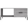 Mesa de centro madera contrachapada gris Sonoma 90x50x40 cm de vidaXL, Mesas de centro - Ref: Foro24-829226, Precio: 50,61 €,...
