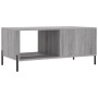 Mesa de centro madera contrachapada gris Sonoma 90x50x40 cm de vidaXL, Mesas de centro - Ref: Foro24-829226, Precio: 50,61 €,...