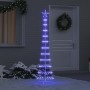 Árbol de Navidad LED con 230 LED Azul 51 x 51 x 190 cm Metal en Decoración Festiva y Estacional | Comprar online en Foru.es