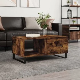 Mesa de centro madera contrachapada roble ahumado 90x50x40 cm de vidaXL, Mesas de centro - Ref: Foro24-829241, Precio: 63,19 ...