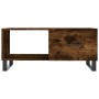 Mesa de centro madera contrachapada roble ahumado 90x50x40 cm de vidaXL, Mesas de centro - Ref: Foro24-829241, Precio: 63,97 ...