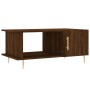 Mesa de centro madera contrachapada roble marrón 90x50x40 cm de vidaXL, Mesas de centro - Ref: Foro24-829483, Precio: 47,43 €...