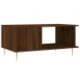 Mesa de centro madera contrachapada roble marrón 90x50x40 cm de vidaXL, Mesas de centro - Ref: Foro24-829483, Precio: 47,43 €...