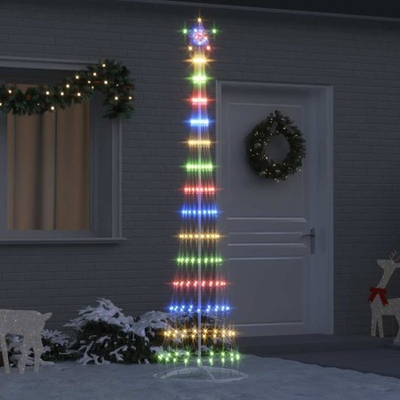 Árbol de Navidad LED Multicolor 70 x 70 x 250 cm Metal en Decoración Festiva y Estacional | Comprar online en Foru.es