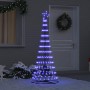 Árbol de Navidad LED con 230 LED Azul 71 x 71 x 184.5 cm Metal en Decoración Festiva y Estacional | Comprar online en Foru.es