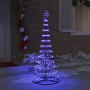 Árbol de Navidad LED con 230 LED Azul 71 x 71 x 184.5 cm Metal en Decoración Festiva y Estacional | Comprar online en Foru.es