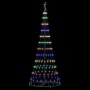 Árbol de Navidad LED Multicolor 71 x 71 x 184.5 cm Metal en Decoración Festiva y Estacional | Comprar online en Foru.es