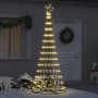 Árbol de Navidad LED Cálido 100 x 100 x 250 cm Metal en Decoración Festiva y Estacional | Comprar online en Foru.es