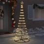 Árbol de Navidad LED Cálido 100 x 100 x 250 cm Metal en Decoración Festiva y Estacional | Comprar online en Foru.es