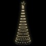 Árbol de Navidad LED Cálido 100 x 100 x 250 cm Metal en Decoración Festiva y Estacional | Comprar online en Foru.es