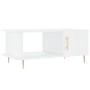 Mesa de centro madera contrachapada blanco brillo 90x50x40 cm de vidaXL, Mesas de centro - Ref: Foro24-829478, Precio: 49,02 ...