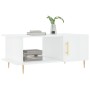 Mesa de centro madera contrachapada blanco brillo 90x50x40 cm de vidaXL, Mesas de centro - Ref: Foro24-829478, Precio: 49,02 ...
