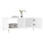 Mesa de centro madera contrachapada blanco brillo 90x50x40 cm de vidaXL, Mesas de centro - Ref: Foro24-829478, Precio: 49,02 ...