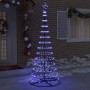 Árbol de Navidad LED con 290 LED Azul 100 x 100 x 250 cm Metal en Decoración Festiva y Estacional | Comprar online en Foru.es