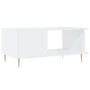 Mesa de centro madera contrachapada blanco brillo 90x50x40 cm de vidaXL, Mesas de centro - Ref: Foro24-829478, Precio: 49,02 ...