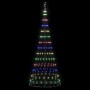 Árbol de Navidad LED Multicolor 100 x 100 x 250 cm Metal en Decoración Festiva y Estacional | Comprar online en Foru.es