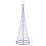 Árbol de Navidad LED Azul 100.5 x 100.5 x 302.5 cm Metal en Decoración Festiva y Estacional | Comprar online en Foru.es