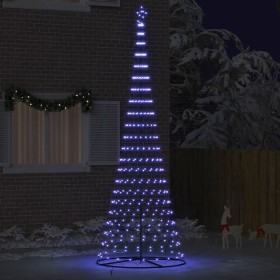 Árbol de Navidad LED Azul 138.5 x 138.5 x 399 cm Metal en Decoración Festiva y Estacional | Comprar online en Foru.es