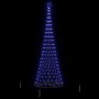 Árbol de Navidad LED Azul 138.5 x 138.5 x 399 cm Metal en Decoración Festiva y Estacional | Comprar online en Foru.es