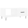 Mesa de centro madera contrachapada blanco 90x50x40 cm de vidaXL, Mesas de centro - Ref: Foro24-829204, Precio: 47,00 €, Desc...