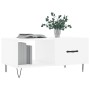 Mesa de centro madera contrachapada blanco 90x50x40 cm de vidaXL, Mesas de centro - Ref: Foro24-829204, Precio: 47,00 €, Desc...