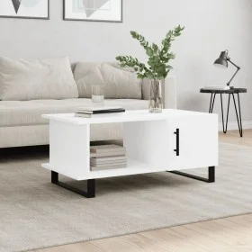 Couchtisch aus weißem Sperrholz, 90 x 50 x 40 cm von vidaXL, Couchtisch - Ref: Foro24-829508, Preis: 63,13 €, Rabatt: %