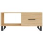 Mesa de centro madera contrachapada roble Sonoma 90x50x40 cm de vidaXL, Mesas de centro - Ref: Foro24-829239, Precio: 64,59 €...