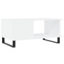 Mesa de centro madera contrachapada blanco 90x50x40 cm de vidaXL, Mesas de centro - Ref: Foro24-829508, Precio: 63,91 €, Desc...