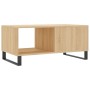 Mesa de centro madera contrachapada roble Sonoma 90x50x40 cm de vidaXL, Mesas de centro - Ref: Foro24-829239, Precio: 64,59 €...