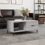Mesa de centro madera contrachapada gris Sonoma 90x50x40 cm de vidaXL, Mesas de centro - Ref: Foro24-829234, Precio: 50,78 €,...