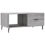 Mesa de centro madera contrachapada gris Sonoma 90x50x40 cm de vidaXL, Mesas de centro - Ref: Foro24-829234, Precio: 50,78 €,...