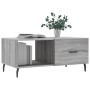 Mesa de centro madera contrachapada gris Sonoma 90x50x40 cm de vidaXL, Mesas de centro - Ref: Foro24-829234, Precio: 50,78 €,...