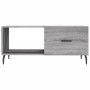 Mesa de centro madera contrachapada gris Sonoma 90x50x40 cm de vidaXL, Mesas de centro - Ref: Foro24-829234, Precio: 50,78 €,...