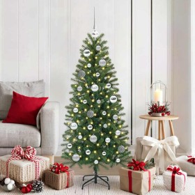 Juego de Esferas de Navidad 61 pcs Plateado Plástico en Decoración Festiva y Estacional | Comprar online en Foru.es