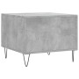 Mesa de centro madera de ingeniería gris hormigón 50x50x40 cm de vidaXL, Mesas de centro - Ref: Foro24-829388, Precio: 37,85 ...