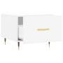 Mesa de centro madera de ingeniería blanca 50x50x40 cm de vidaXL, Mesas de centro - Ref: Foro24-829348, Precio: 37,91 €, Desc...