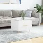 Mesa de centro madera de ingeniería brillo blanco 50x50x40 cm de vidaXL, Mesas de centro - Ref: Foro24-829368, Precio: 38,27 ...